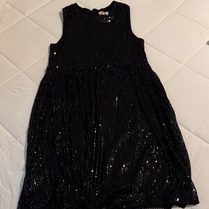 Grace Karin Sparkling Black Kids Dress